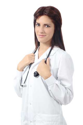 Image of serious-looking medical professional, illustrating Superior FHT's approach to a Code of Ethics
